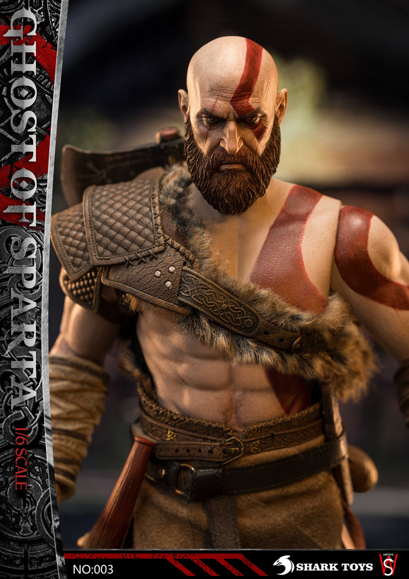 Load image into Gallery viewer, God of War - Kratos w/Exclusive Head Sculpt - MINT IN BOX
