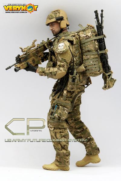 US Army Future Combat System - Camo Scar-L Rifle w/Grenade