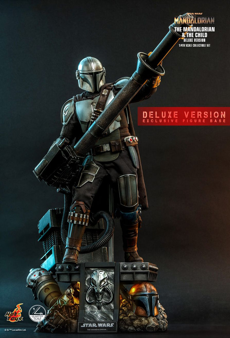 Load image into Gallery viewer, 1/4 - Star Wars - The Mandalorian &amp; Grogu Deluxe Version - MINT IN BOX
