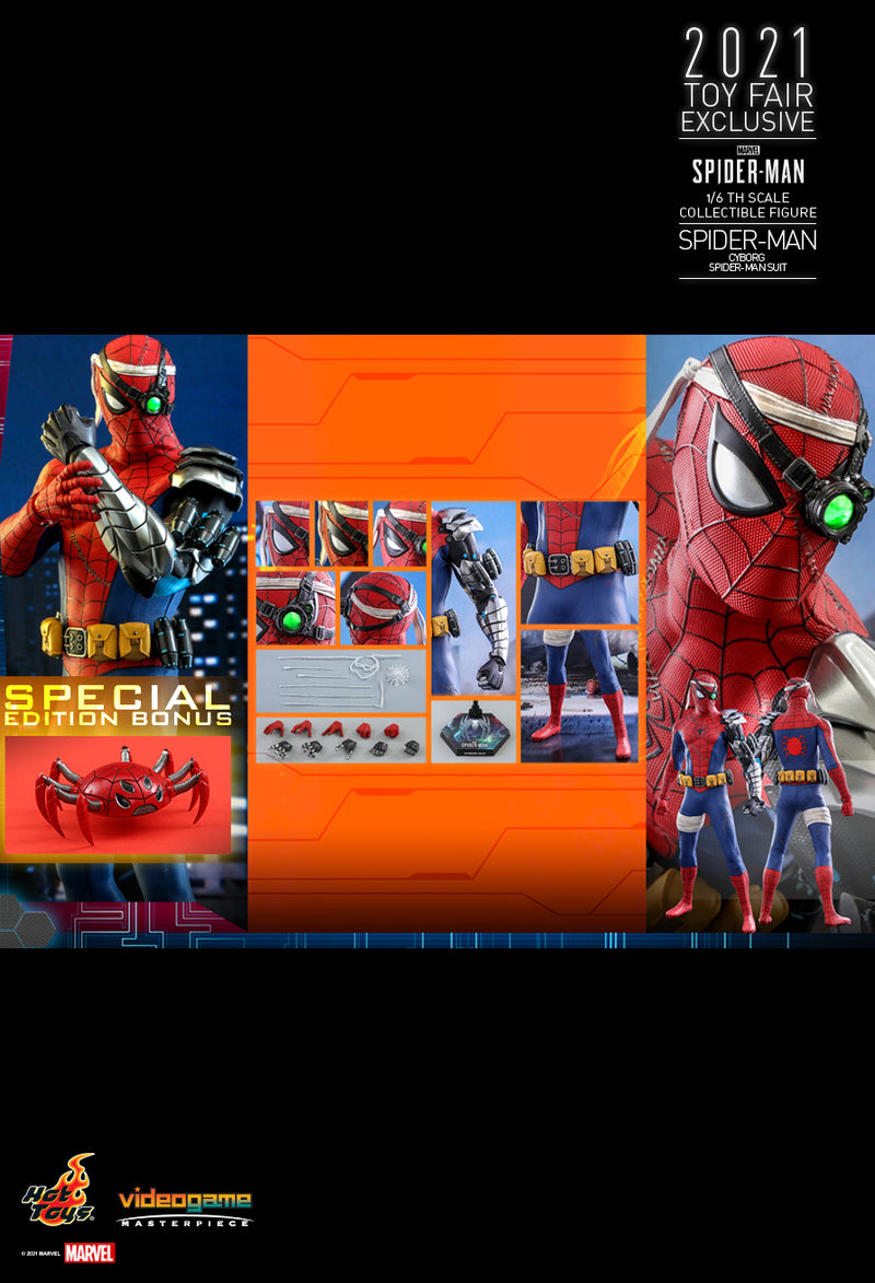 Load image into Gallery viewer, Marvel&#39;s Spider-Man - Cyborg Spider-Man - Exclusive - MINT IN BOX
