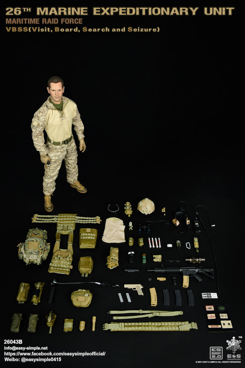 Load image into Gallery viewer, 26th MEU VBSS - Complete Male Body w/Head Sculpt, Boots &amp; Hands
