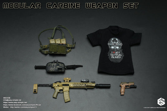 Modular Carbine Weapon Set Ver. E - Scope w/PEQ