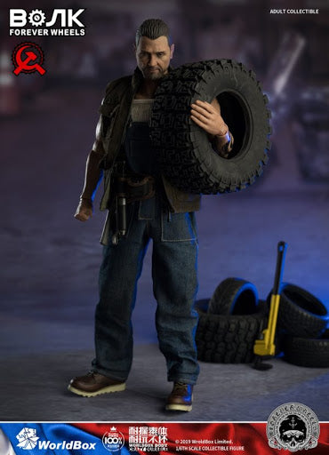 Motor Mechanic - Black Rubber Tire