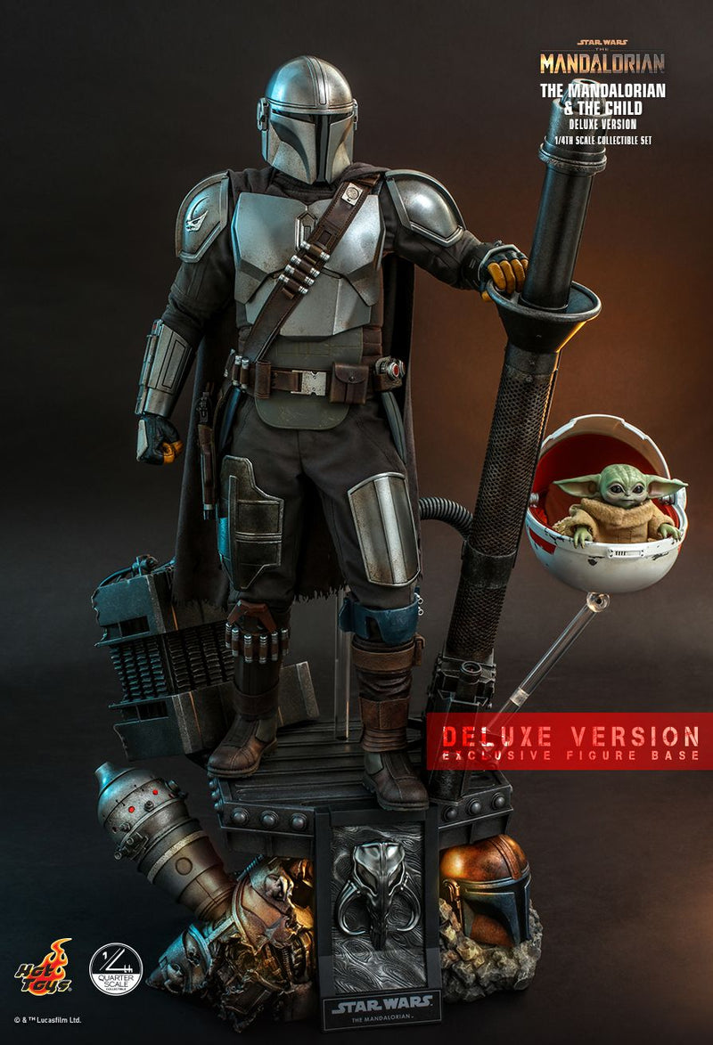 Load image into Gallery viewer, 1/4 - Star Wars - The Mandalorian &amp; Grogu Deluxe Version - MINT IN BOX
