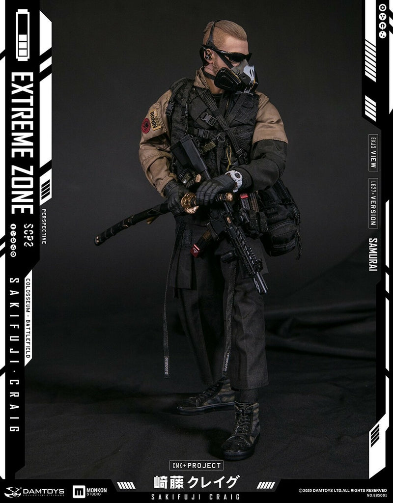 Load image into Gallery viewer, Extreme Zone Samurai Craig - Black Crossbody MOLLE Panel
