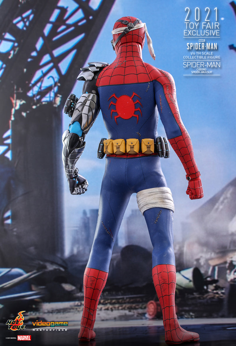 Load image into Gallery viewer, Marvel&#39;s Spider-Man - Cyborg Spider-Man - Exclusive - MINT IN BOX
