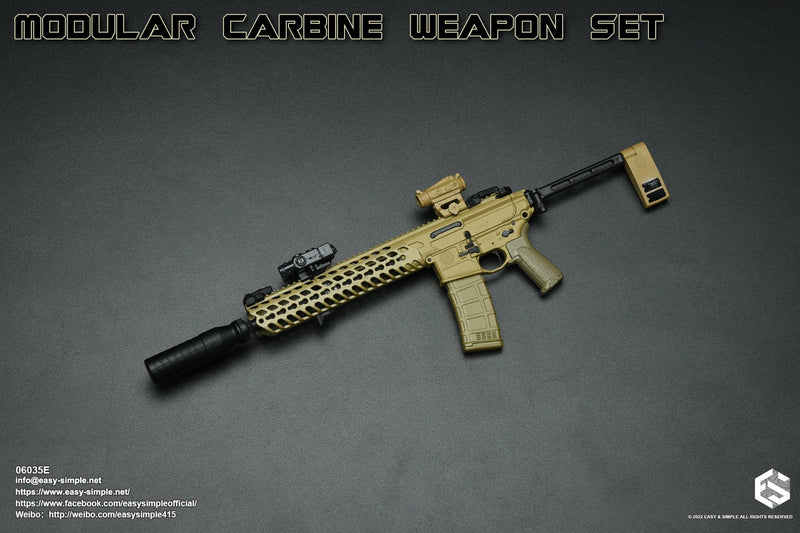 Load image into Gallery viewer, Modular Carbine Weapon Set Ver. E - Scope w/PEQ
