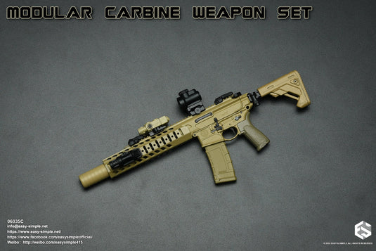 Modular Carbine Weapon Set Ver. C - 5.56mm Tan Magazines (x3)