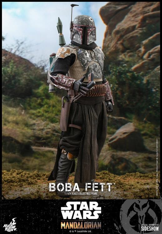 Load image into Gallery viewer, Star Wars - Boba Fett - Male Base Body w/Black Robe Set
