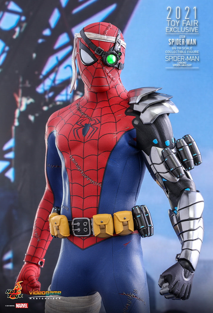 Load image into Gallery viewer, Marvel&#39;s Spider-Man - Cyborg Spider-Man - Exclusive - MINT IN BOX
