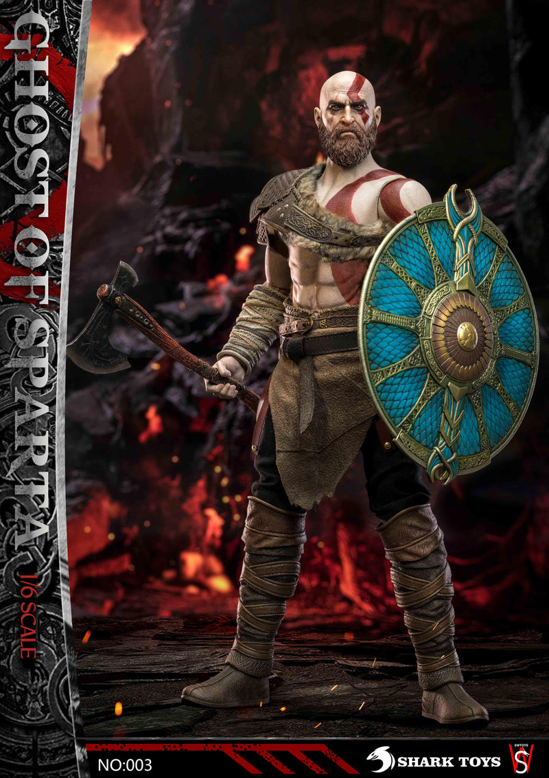 Load image into Gallery viewer, God of War - Kratos w/Exclusive Head Sculpt - MINT IN BOX
