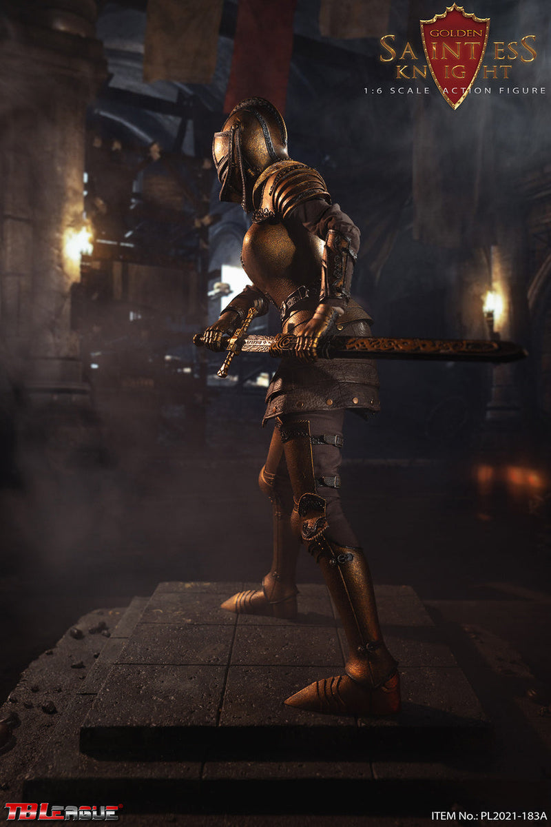 Load image into Gallery viewer, Saintless Knight Gold Ver - Gold Like Female Knight Helmet
