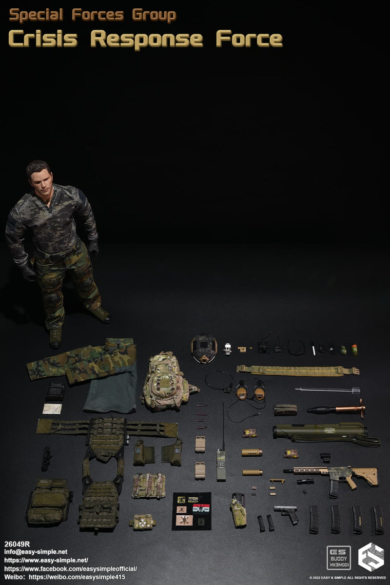 Load image into Gallery viewer, Crisis Response Force - Green MOLLE Battle Belt w/9mm Pistol Set
