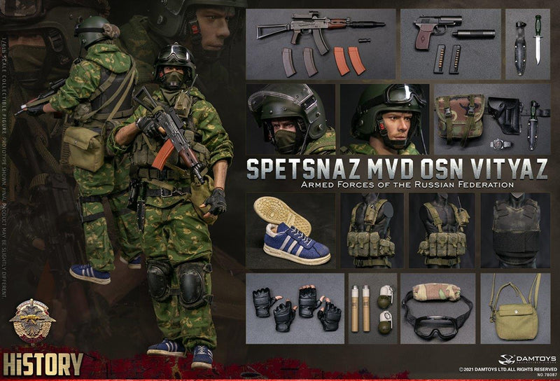 Load image into Gallery viewer, Spetsnaz MVD OSN Vityaz - Green Helmet w/Face Shield
