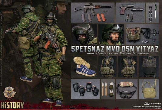 Spetsnaz MVD OSN Vityaz - Green Helmet w/Face Shield