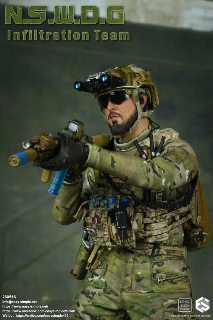 Load image into Gallery viewer, NSWDG Infiltration Team Ver. S - Tan Glasses w/Black Lens
