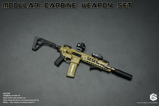 Modular Carbine Weapon Set Ver. B - Black Shirt w/Graphic