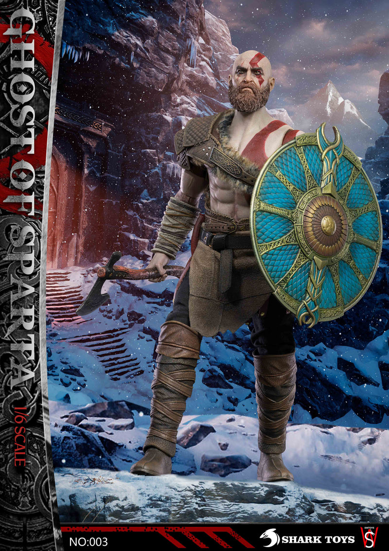 Load image into Gallery viewer, God of War - Kratos w/Exclusive Head Sculpt - MINT IN BOX
