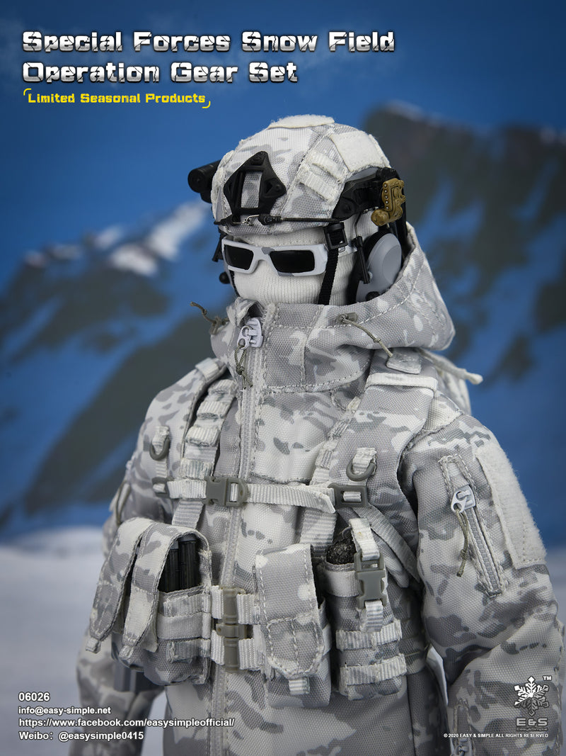 Load image into Gallery viewer, Special Forces Snow Field Op. - White Balaclava
