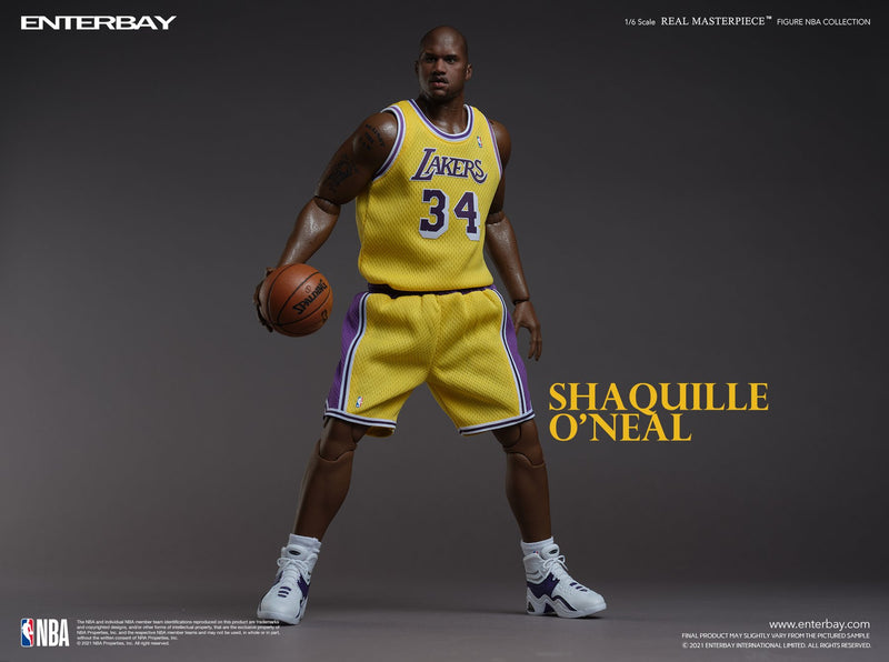 Load image into Gallery viewer, Los Angeles Lakers - Shaq - Large-Size Lakers Home Jersey
