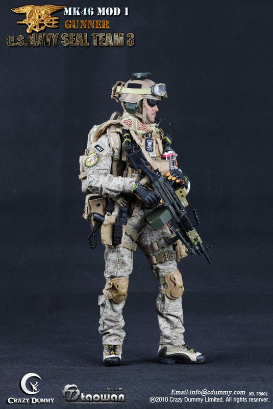 U.S. Navy Seals Team 3 MK46 MOD 1 Gunner - MINT IN BOX – BlackOpsToys