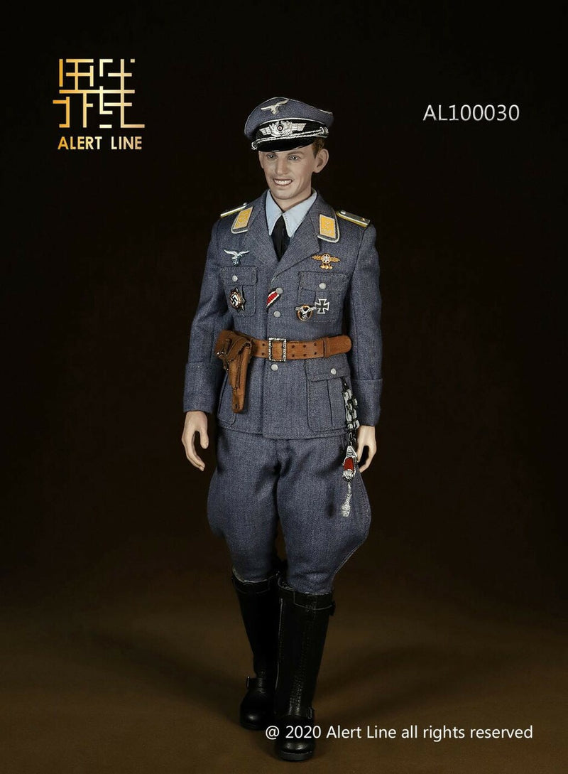 Load image into Gallery viewer, WWII - Luftwaffe Fighter Ace - Blue Military Uniform Set
