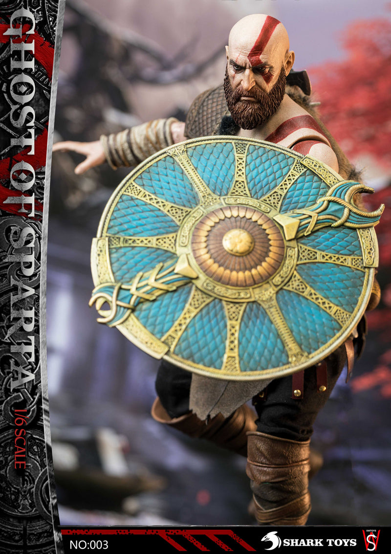 Load image into Gallery viewer, God of War - Kratos w/Exclusive Head Sculpt - MINT IN BOX
