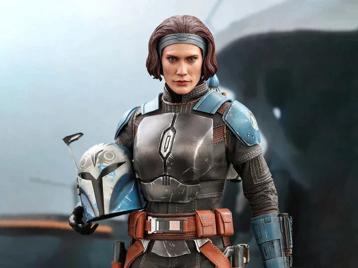 Load image into Gallery viewer, Star Wars Bo Katan - Base Figure Stand w/Diorama &amp; Rail
