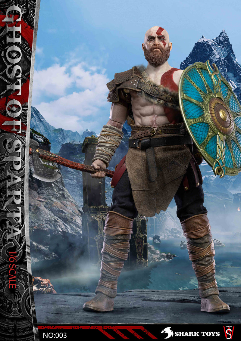 Load image into Gallery viewer, God of War - Kratos w/Exclusive Head Sculpt - MINT IN BOX
