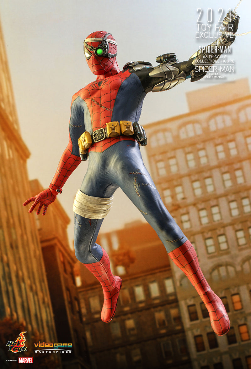 Load image into Gallery viewer, Marvel&#39;s Spider-Man - Cyborg Spider-Man - Exclusive - MINT IN BOX
