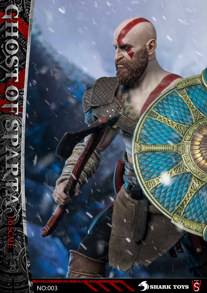 Load image into Gallery viewer, God of War - Kratos w/Exclusive Head Sculpt - MINT IN BOX
