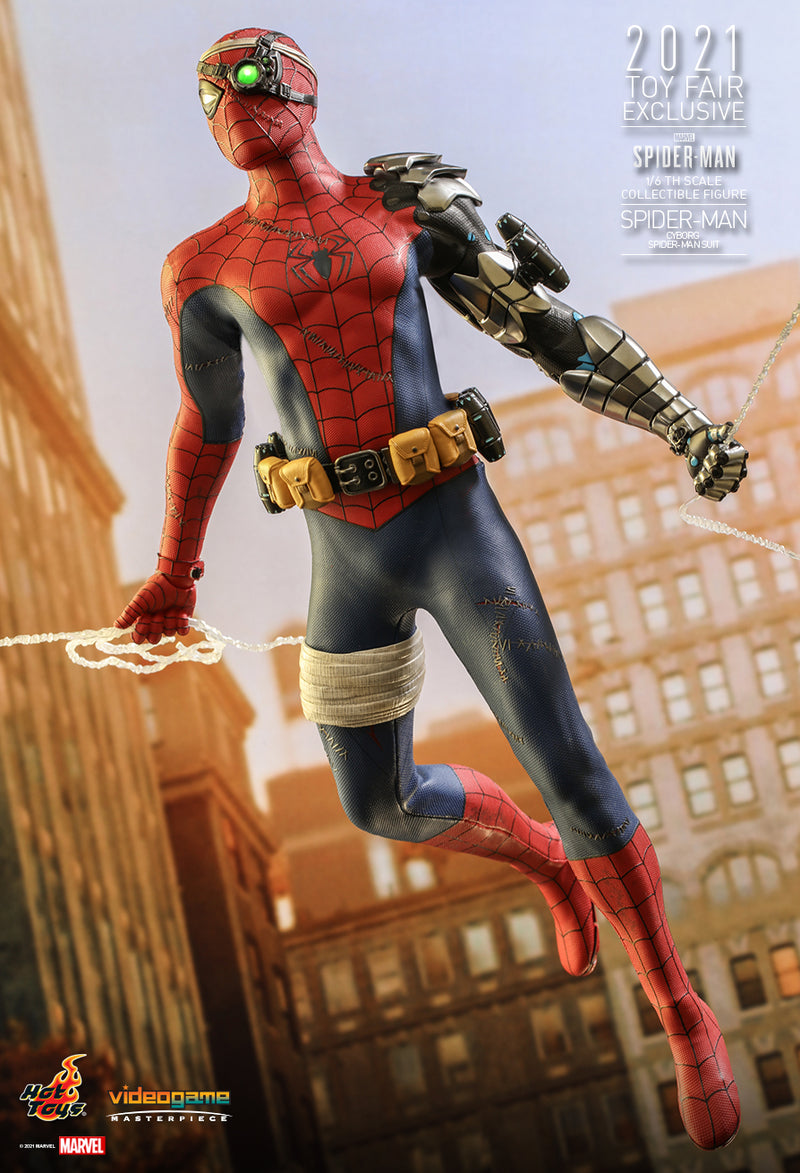 Load image into Gallery viewer, Marvel&#39;s Spider-Man - Cyborg Spider-Man - Exclusive - MINT IN BOX
