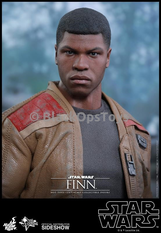 Load image into Gallery viewer, Star Wars Finn Grey Long Sleeve Shirt
