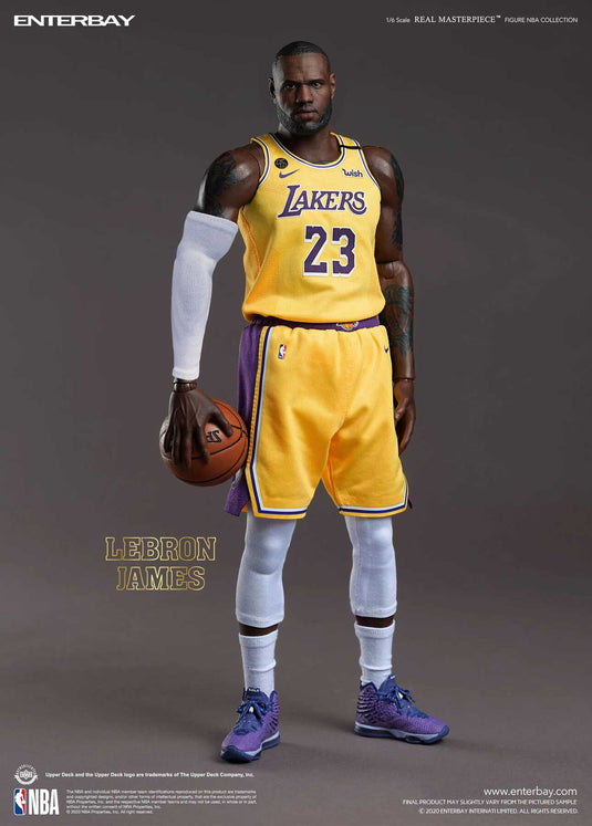 Los Angeles Lakers Lebron James No.23 Nba Basketball Jersey, James (adult  Size)
