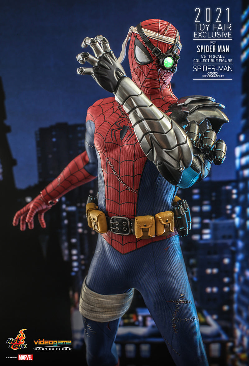 Load image into Gallery viewer, Marvel&#39;s Spider-Man - Cyborg Spider-Man - Exclusive - MINT IN BOX
