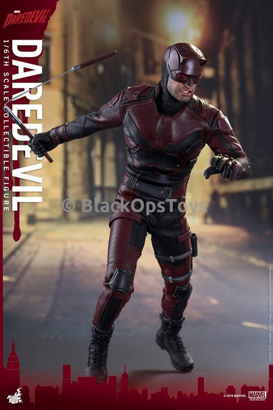 Hot Toys 1/6 Scale Collectible Daredevil Black Combat Sneakers & Shin Guards Peg Type