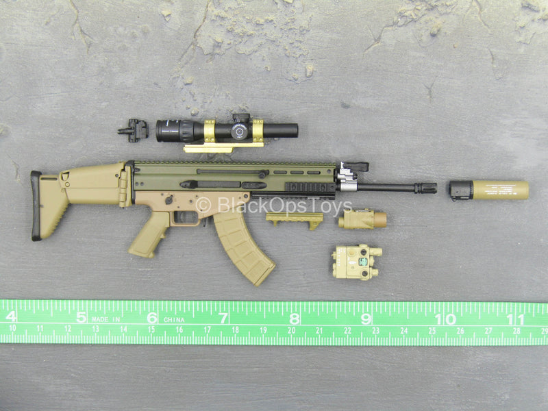 Load image into Gallery viewer, Special Force Weapon Set B - Sarrin Scar-H w/Accessory Set
