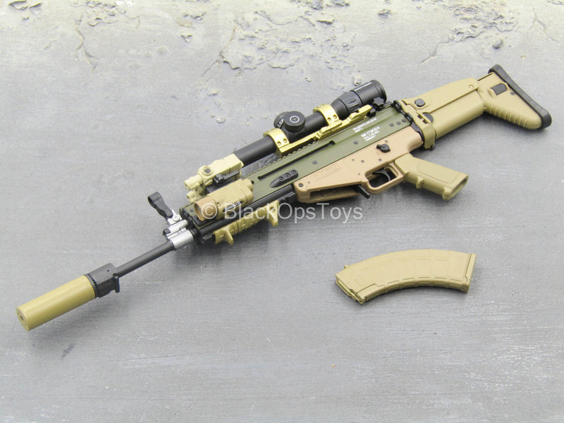 Load image into Gallery viewer, Special Force Weapon Set B - Sarrin Scar-H w/Accessory Set
