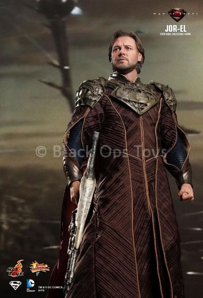 Load image into Gallery viewer, Man of Steel - Jor-El - Brown &amp; Red Detailed Robe w/Chest Piece
