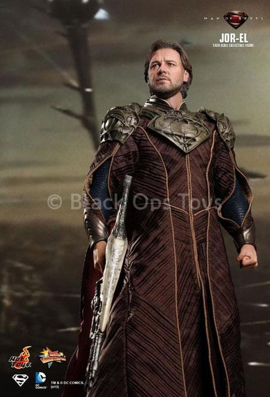 Man of Steel - Jor-El - Brown & Red Detailed Robe w/Chest Piece