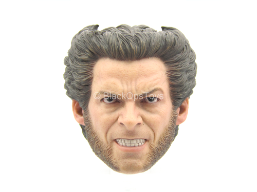 X-Men Last Stand - Wolverine - Male Snarling Head Sculpt