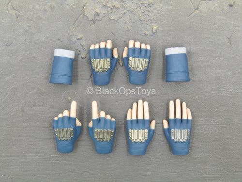 Lightning Girl - Blue Gloved Hand Set