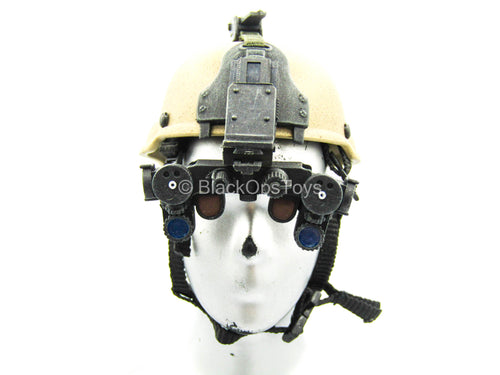 USAF - TACP - Tan Helmet w/NVG Set