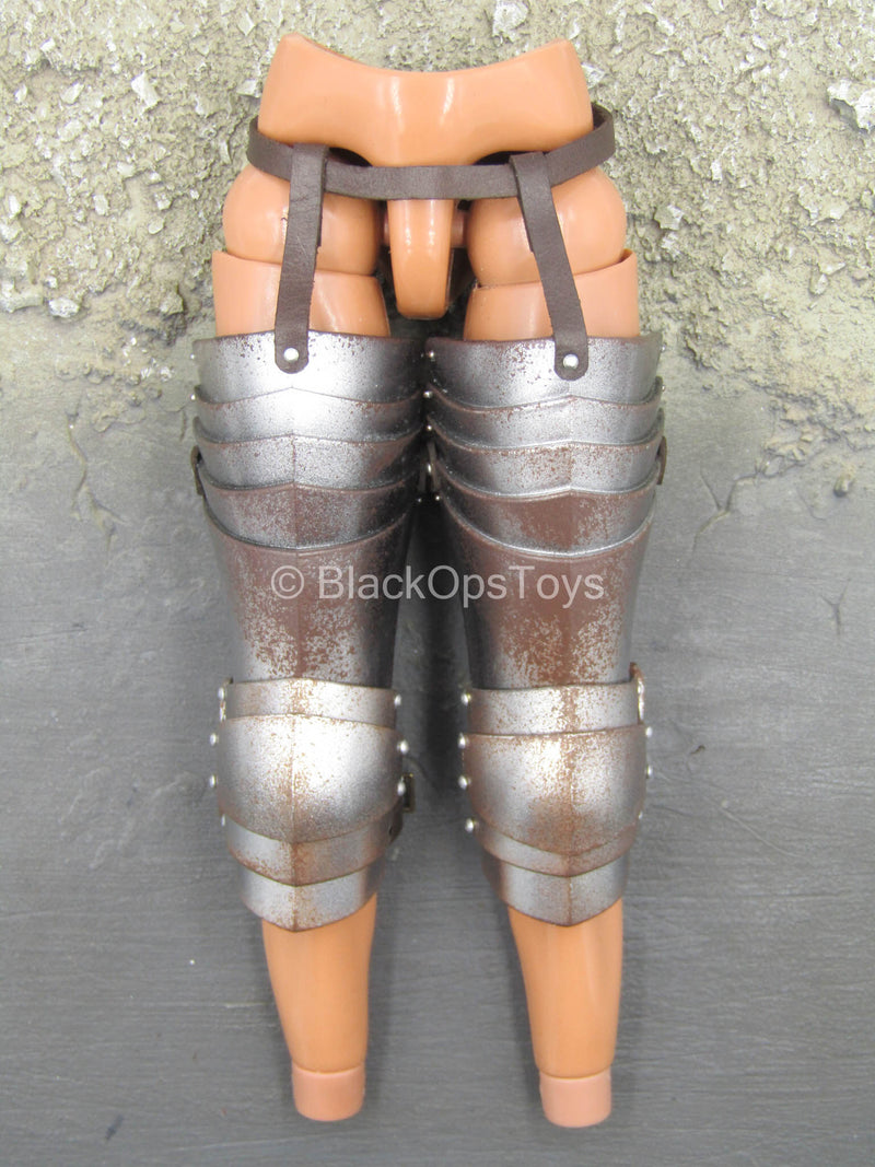 Load image into Gallery viewer, Nightmare Series - Weathered Metal Thigh Armor
