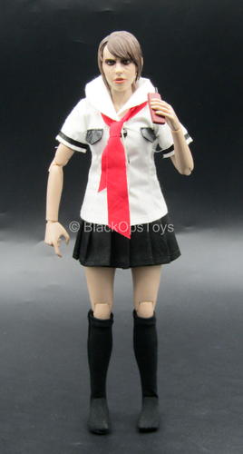 Female Schoolgirl Uniform Set w/Cell Phone