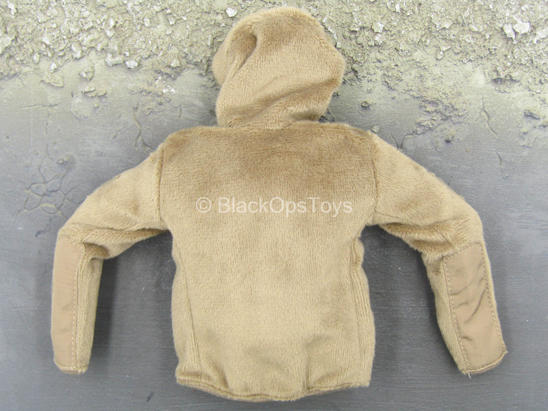 Load image into Gallery viewer, Shag Master Hoodie Suit - Tan Fleece-Like Jacket
