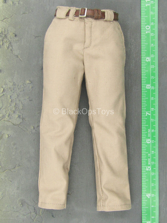 Speed - LAPD SWAT - Tan Pants w/Leather Like Belt