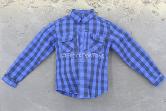 Blue Plaid Shirt