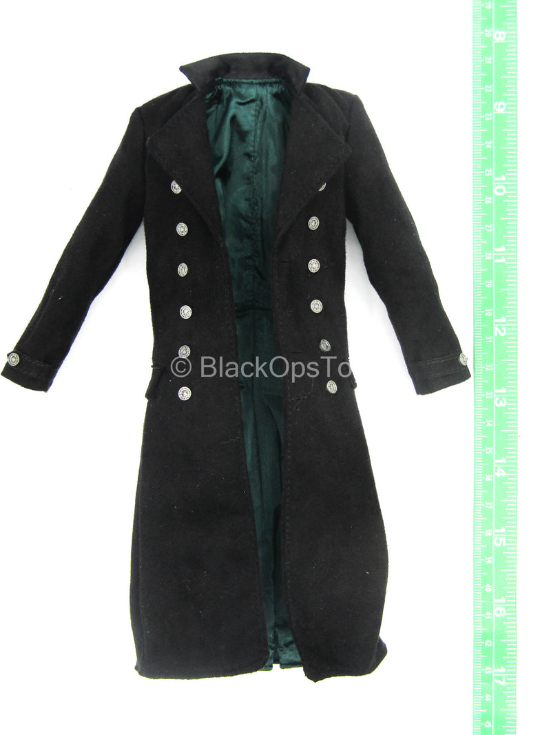 Load image into Gallery viewer, Fantastic Beasts - Gellert - Black Overcoat w/Green Lining
