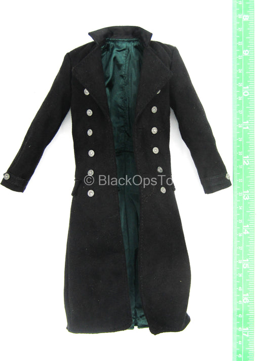 Fantastic Beasts - Gellert - Black Overcoat w/Green Lining